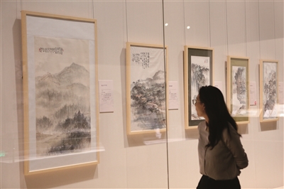 傅狷夫書畫作品展亮相遼甯省博物館